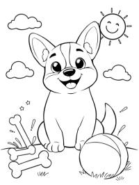 Милий вельш-коргі щеня