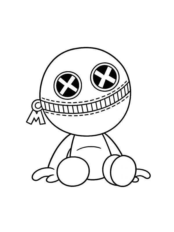 Blanky Blankz (Poppy Playtime) Розмальовка Blanky Blankz (Poppy Playtime) Розмальовка