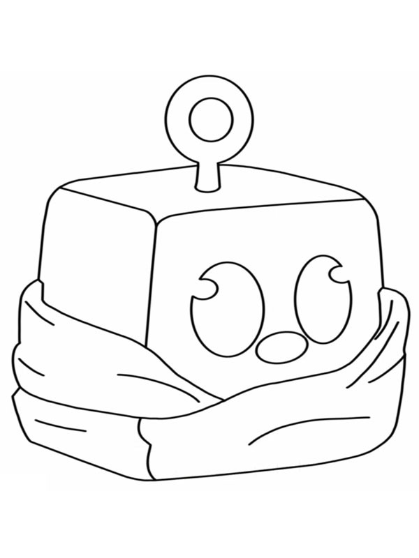 Будда Blox Fruits Розмальовка Будда Blox Fruits Розмальовка