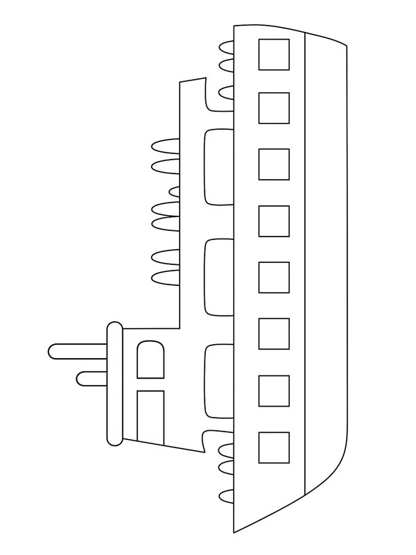 Простий пором Розмальовка Простий пором Розмальовка