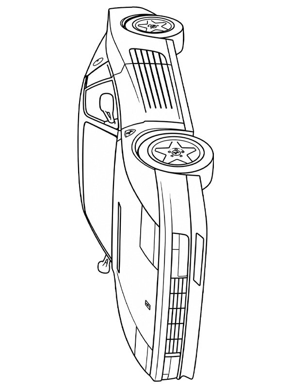 Ferrari Testarossa Розмальовка Ferrari Testarossa Розмальовка