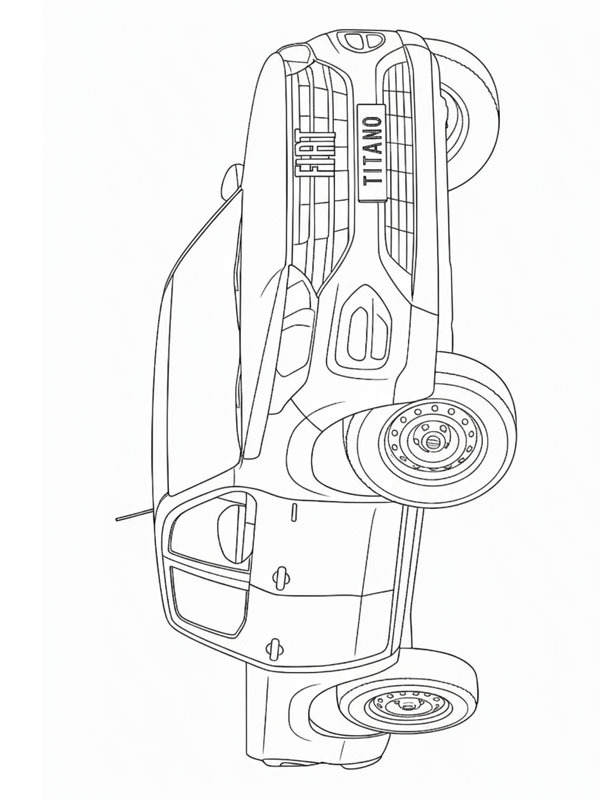 Фіат Тітано Розмальовка Фіат Тітано Розмальовка
