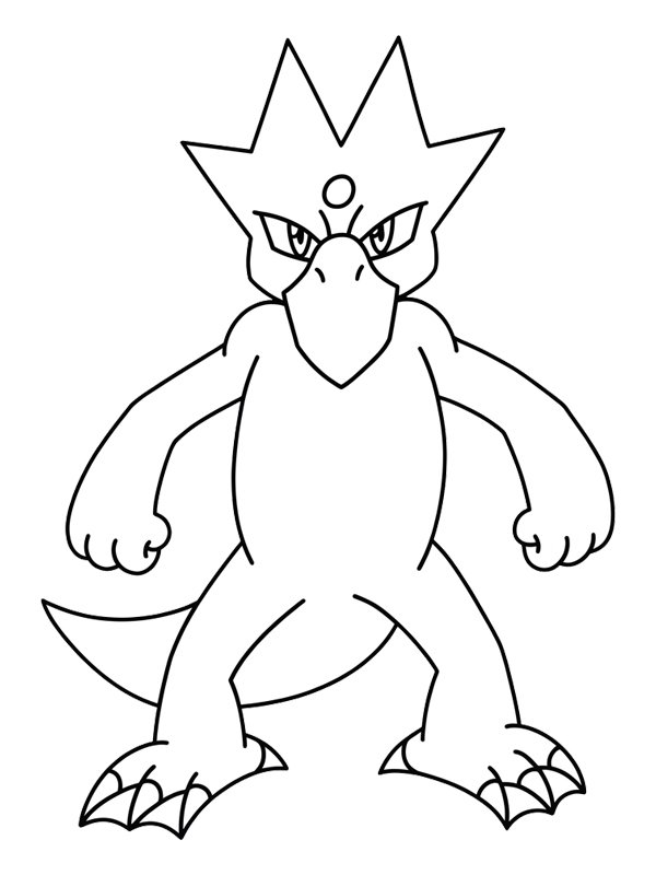 Golduck (Pokémon) Розмальовка Golduck (Pokémon) Розмальовка