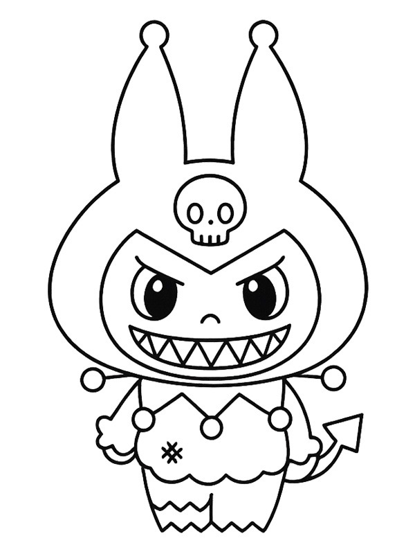 Лабубу Куромі Розмальовка Лабубу Куромі Розмальовка