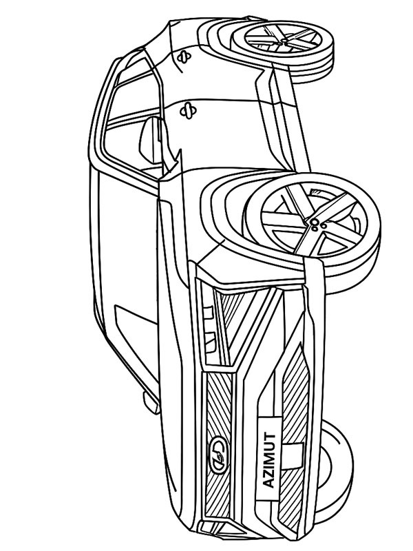 Lada Azimut Розмальовка Lada Azimut Розмальовка