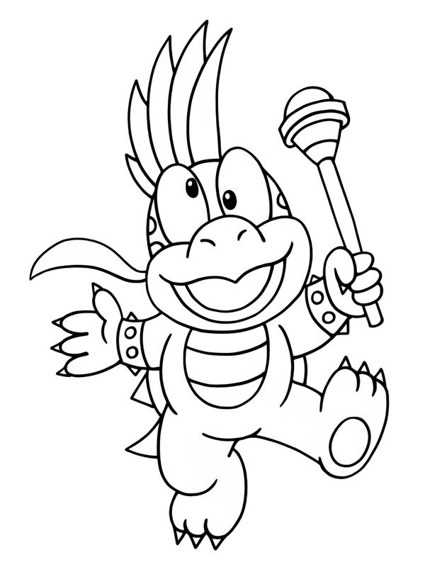 Lemmy Koopa Розмальовка Lemmy Koopa Розмальовка