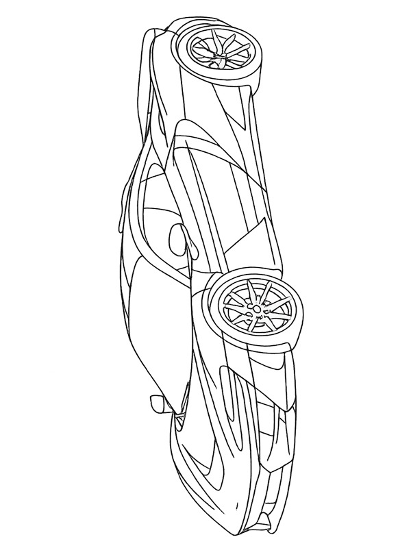 Mclaren W1 Розмальовка Mclaren W1 Розмальовка