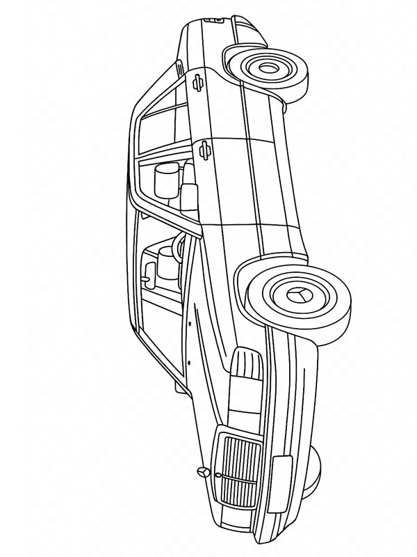 Mercedes-Benz 190 Розмальовка Mercedes-Benz 190 Розмальовка