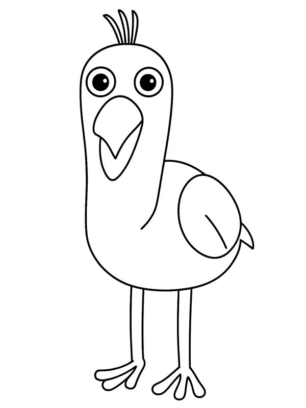 Opila Bird (Garten of Banban) Розмальовка Opila Bird (Garten of Banban) Розмальовка