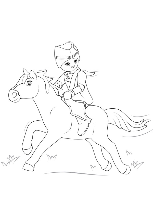Спіріт Playmobil Розмальовка Спіріт Playmobil Розмальовка