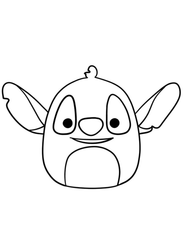 Squishmallows Стіч Розмальовка Squishmallows Стіч Розмальовка