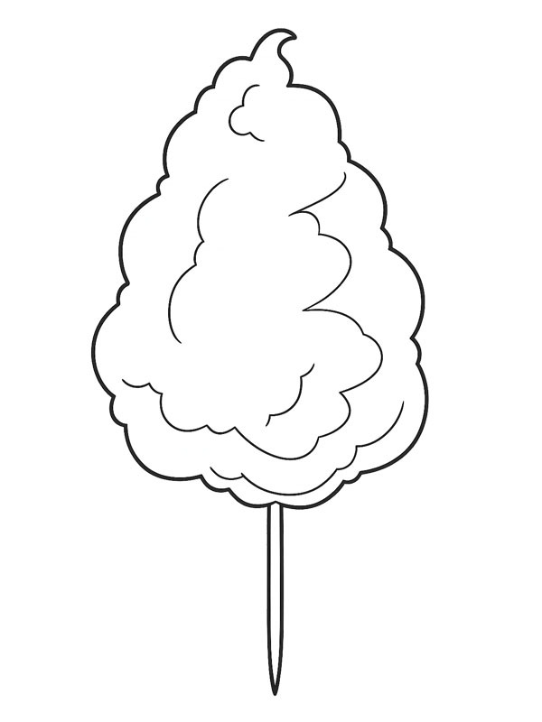 Цукрова вата Розмальовка Цукрова вата Розмальовка