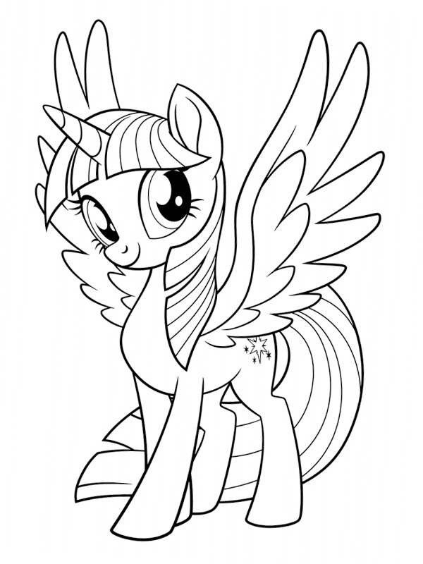 Princess Twilight Sparkle Розмальовка Princess Twilight Sparkle Розмальовка