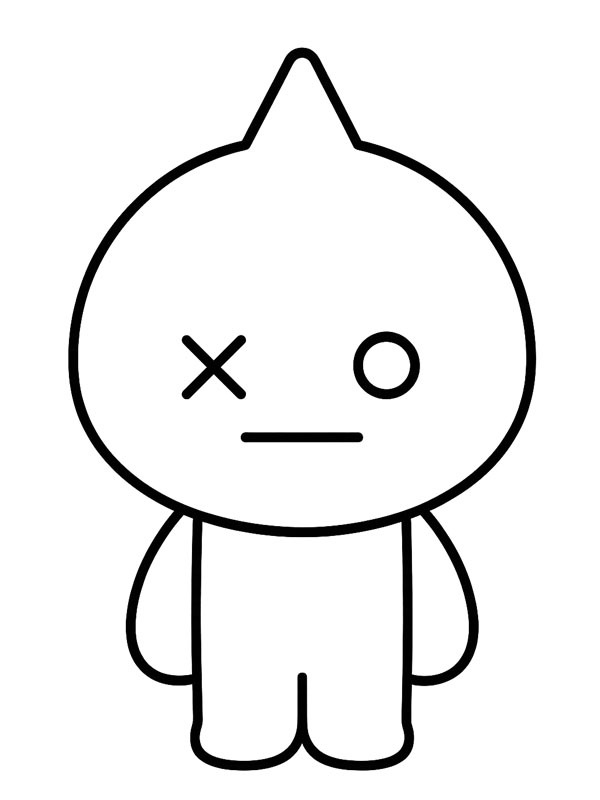 ВАН (BT21) Розмальовка ВАН (BT21) Розмальовка