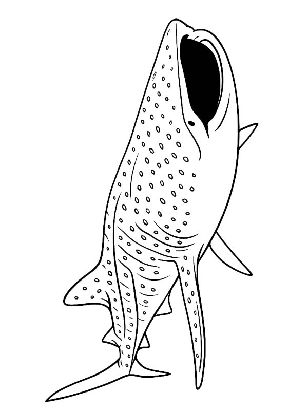 Китова акула Розмальовка Китова акула Розмальовка
