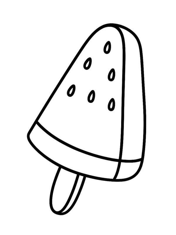 Кавунове морозиво Розмальовка Кавунове морозиво Розмальовка